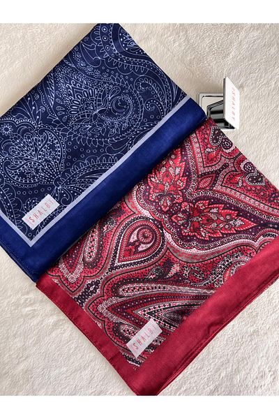 shalby Hijab Women's Cottony 2 Shawl and Shalby Practical Makeup Mirror