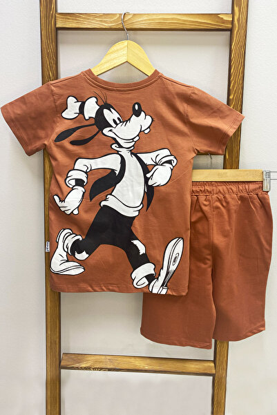 HÇM Boy's Shorts Suit Back Printed Cycling Collar F14