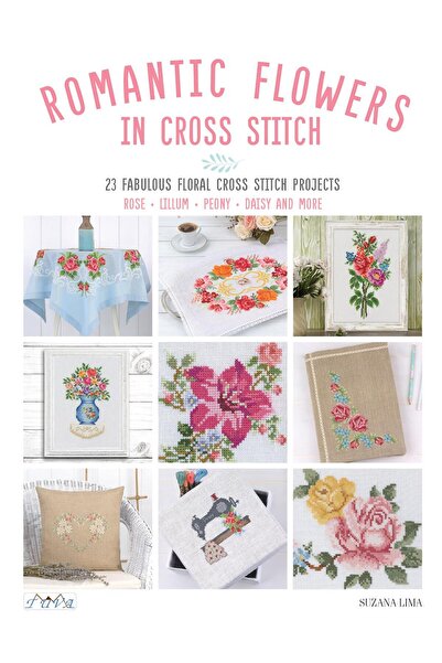 Tuva Yayıncılık N.KİTABI "ROMANTIC FLOWERS IN CROSS STITCH"