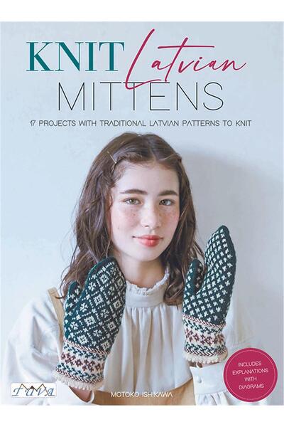 Tuva Yayıncılık ÖRGÜ KİTABI "KNIT LATVIAN MITTENS"