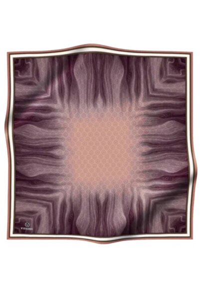 Vissona Μεταξωτό μαντήλι Tivil 10659 - 2 - 0012 Μικτό σχέδιο ροζ