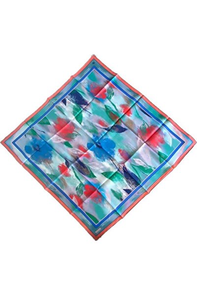 Armine Tivil Ipek Eşarp 9240-36 Mercan Karışık Desen