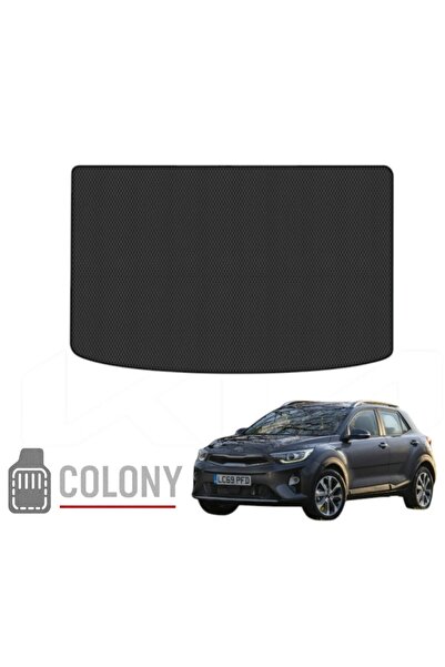 COLONY Kia Stonic Hücreli Premium Eva Oto Bagaj Paspası & Bagaj Havuzu Siyah