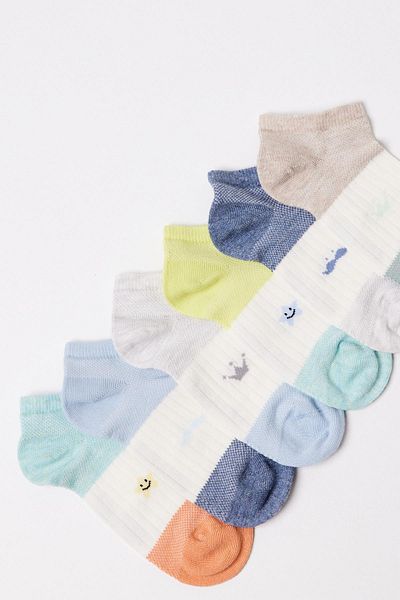 Katia&Bony Katiya&Bony Children's Tiny Patterned 6-Pack Step Socks