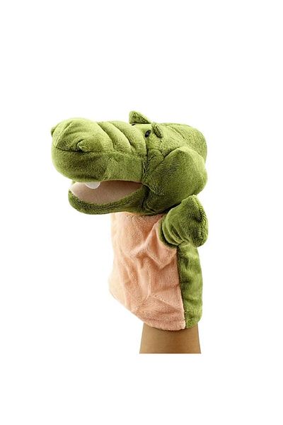 Malvys Marionetă de pluș, crocodil animanusa, verde, 25 cm