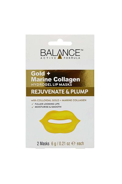 Balance Active Formula Gold + Marine Collagen Hydrogel Lip Masks