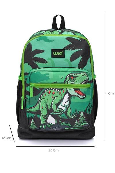 Wia Dino Boy's 3-Piece School Bag Set 25S.Wia.Sw032