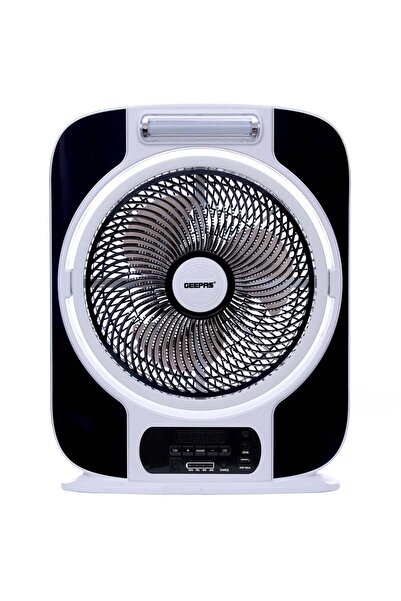 Geepas 12'' Rechargeable Box Fan | 40 hours working | 16 Pcs Hi-Power SMD LED...