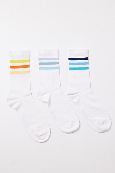 Katia&Bony Katiya&Bony Children's Colorful Striped 3-Pack Socks