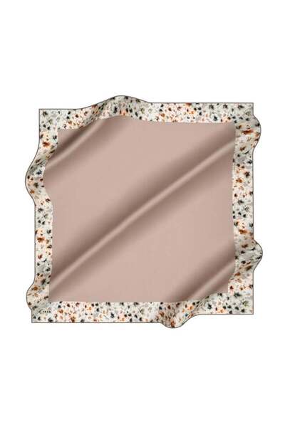 Aker Tivil İpek Eşarp 8696713 - 931 47460 Bej Çiçek Desen