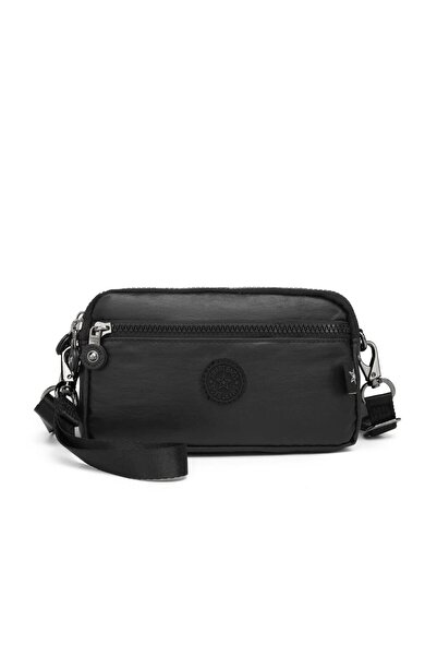 SMART BAGS Metalik Kumaş Smart Bags Mini Boy Postacı Çantası ve Cüzdanı 1112