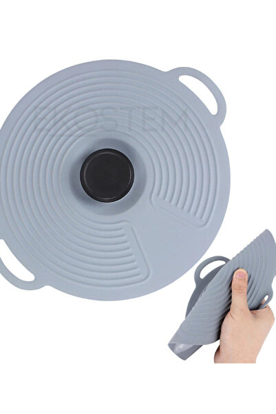 Ekostem Silicone Heat Protector Pot and Pan Lid - Odor Proof 23 cm - Eucalyptus
