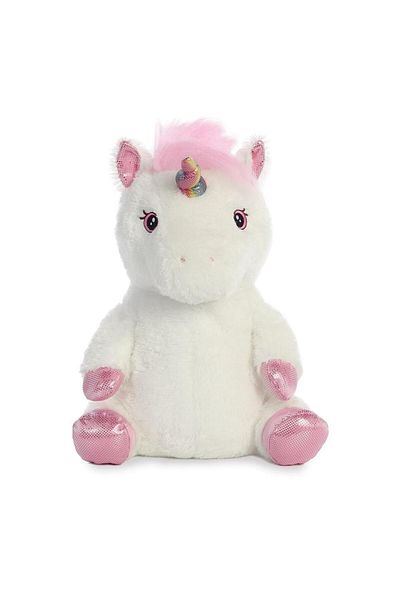 Malvys Malvys® Plush Toy, Magic Unicorn, White/Pink, 30 cm