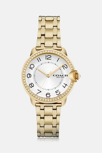 Coach Women 14503810 Arden Round Watch 37mm, Gold