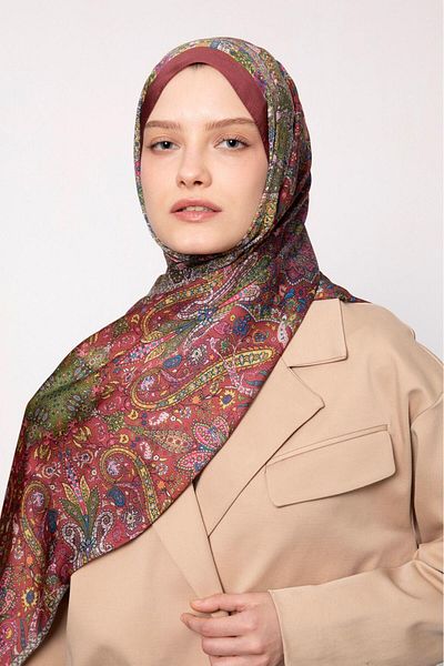 Elit Scarf Indian Silk Women's Shawl