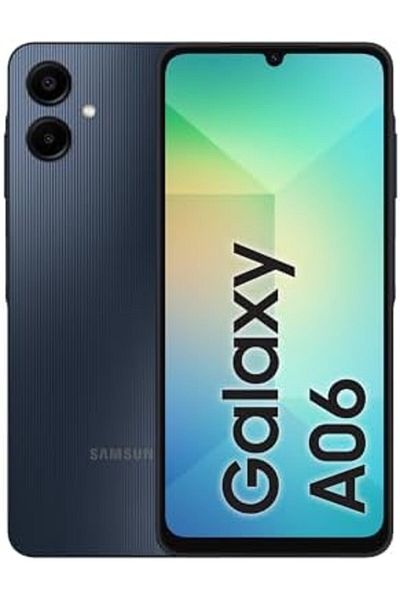 Samsung جالكسي A06 إل تي إي، هاتف ذكي يعمل بنظام أندرويد، بشريحتي اتصال، ذاكرة وصول عشوائي (رام) 4 جيجابايت، سعة تخزين 64 جيجابايت، أسود (الإمارات العربية المتحدة)