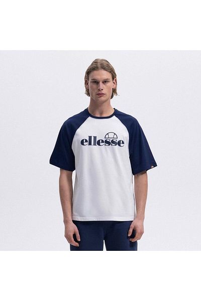 Ellesse Em009-2-Sgr Crew Neck Men's T-Shirt - White / Gray