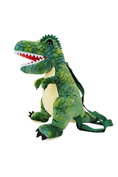 Malvys Malvys® 2 in 1 Plush Toy, T-Rex Dinosaur Backpack, Green