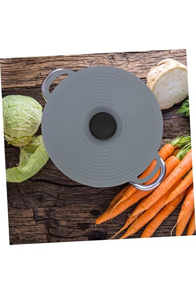 Ekostem Silicone Heat Protector Pot and Pan Lid - Odor Proof 28 cm - Eucalyptus