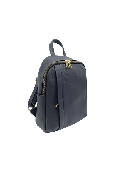 EVoStyle EVoStyle DI32 Women's Backpack, Genuine Italian Leather, Black Color, 25 x 29 x 8.5 cm
