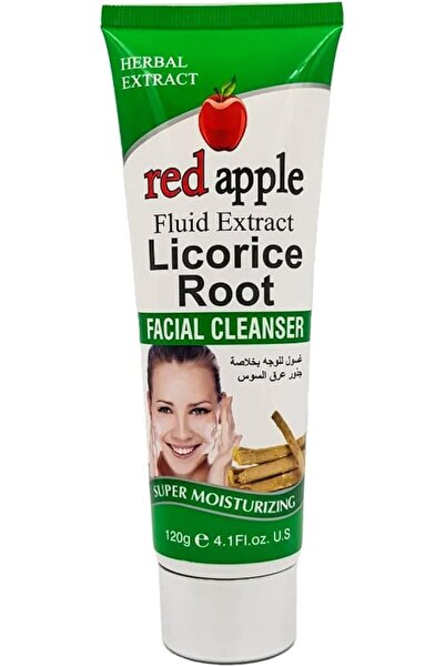 Red Apple منظف الوجه بجذر عرق السوس، 120 جرام، من ريد آبل، كريم