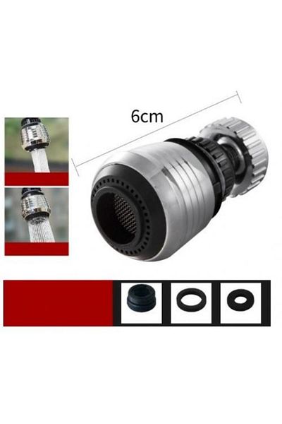 sanal trend 2 Pieces Water Saving 2 Mode Faucet Head Short