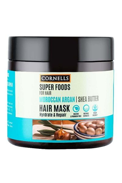 Cornells - Superfoods Hair Mask with Argan Oil and Shea Butter, 475 ml
