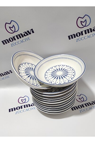 Porland Güral Porselen Dijital 12 Adet 13 Cm ( Küçük) Çerezlik Kahvaltılık Tabak