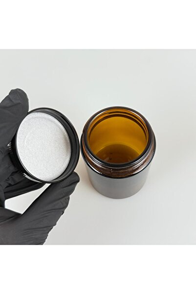 Pause Art Home 150 CC CAM AMBER KREM KAVANOZU - KÖPÜK CONTALI SIZDIRMAZ SİYAH...