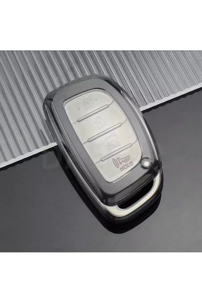 YıldızTuning Hyundai I40 Key Case Cover Without Sustas Transparent-Smoked
