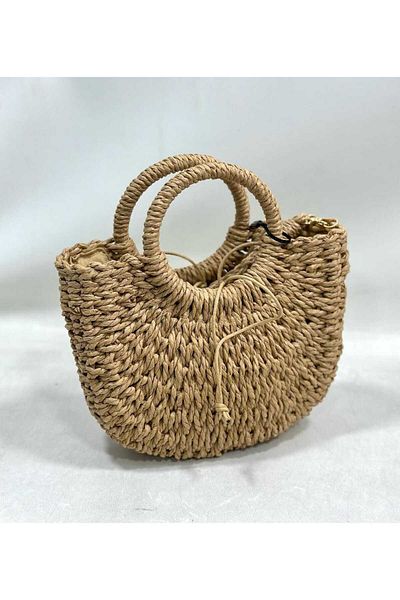 ZeynepKeskinDesign New Season Women's Straw Shoulder Bag, Beach Bag, Women's Handbag