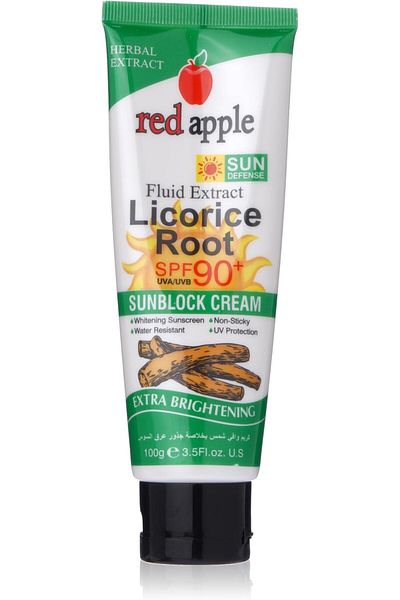 Red Apple Sunscreen Cream with Licorice SPF 90+ - 100g Red Apple (All Skin Types) SPF 50