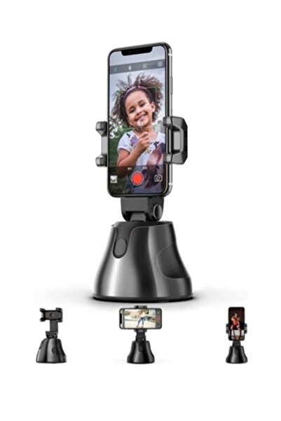 newnet 360° Smart Otomatik Yüz Takip Sistemli Telefon Tutucu - Telefon Tripodu