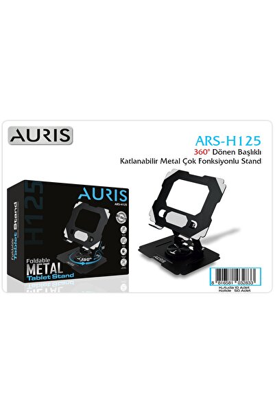 Auris H125 Tablet Tutucu – Metal Masa Üstü Standı