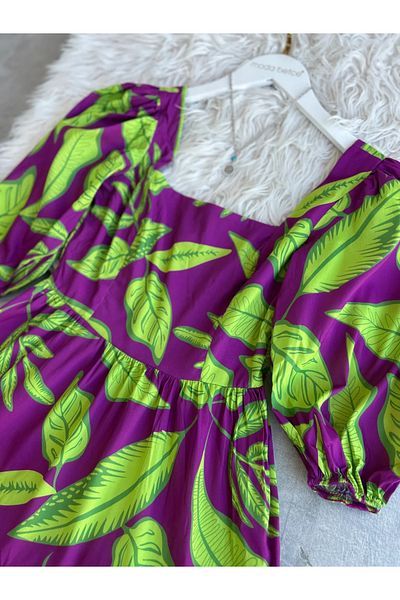 modabetce Florida Balloon Sleeve Princess Dress