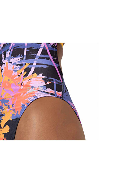 SPEEDO Alov Digi Lat Tbk Af 1Pc Assorted Women's Swimming Suit 8-00406417974 Colorful