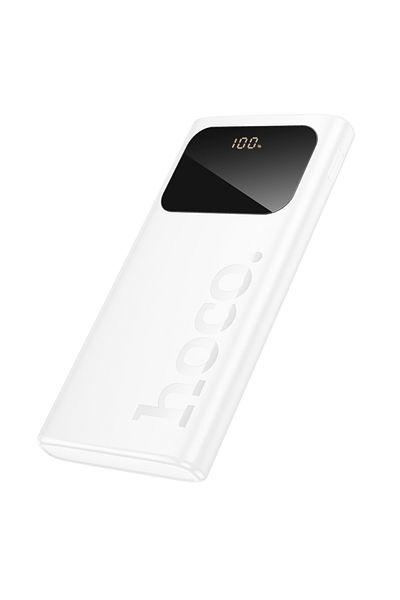 REDz Accessories Hoco J144 Battery, 15,000mah Capacity, 2 X Usb, Led Battery Display, Ultra-thin, White