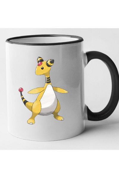 OEM Personalized black handle mug Dragapult, INOVATIX®. 330ml