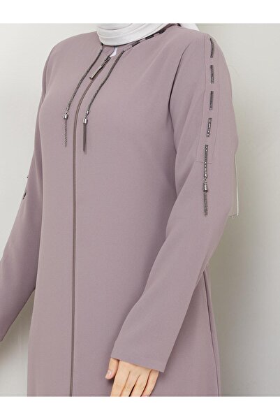 KMKkombin Women's Pardess with Chain Sleeve Detail