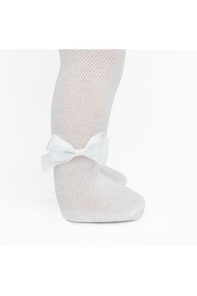 Katamino Baby Girl Pantyhose with Bow Accessory