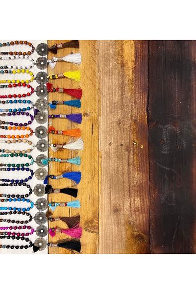 Rozella Butik Kindness Necklaces Long Bead Necklace