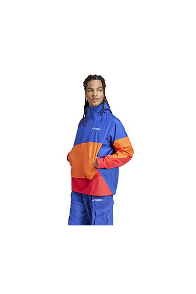 adidas Jachetă de ploaie cangur pentru bărbați Xpl 2.5L Anorak JD8348 Albastru