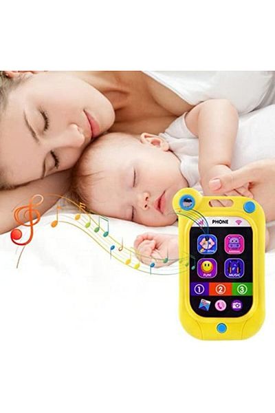 huanger Baby Toy Phone for 1 2 Year Old Boy Girl Fake Phone Toys with Music