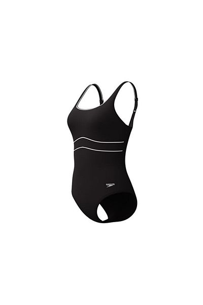 SPEEDO Speedo Spdscu Cntr Eclipse 1Pc Af Black Women's Swimming Suit 8-00306700334 Black