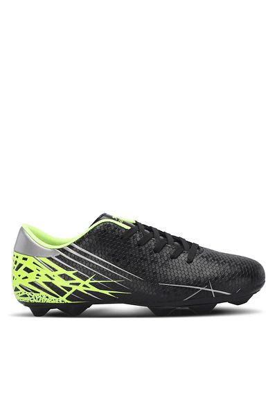 Slazenger حذاء كرة القدم للرجال باللون الأسود والأخضر Carlo M