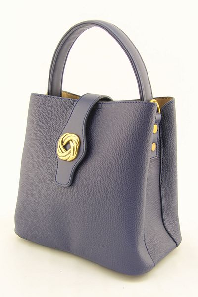 HNB Women's Navy Blue Multi-Eye Three-Strap Medium Size Bag