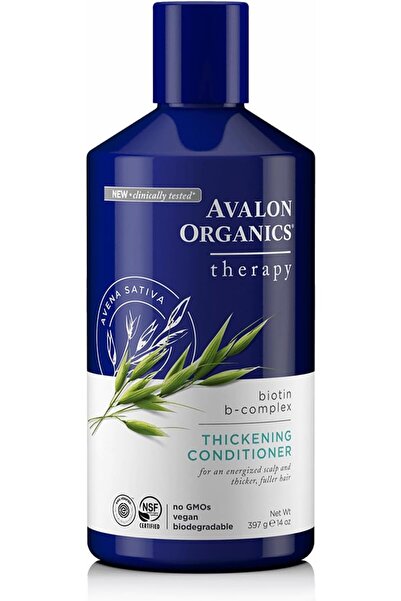 Avalon Organics بلسم تكثيف الشعر بالبيوتين ومركب ب من أفالون أورجانيكس، 14 أونصة