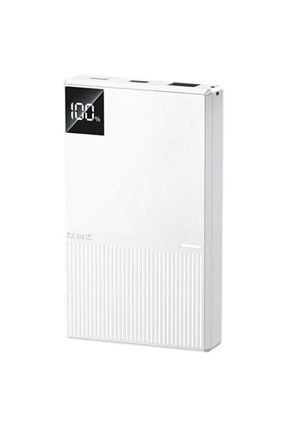 REDz Accessories Remax Fp-8 Powerbank, 10,000mah Battery, Usb Type-c, Power 22.5w, Led Display, White