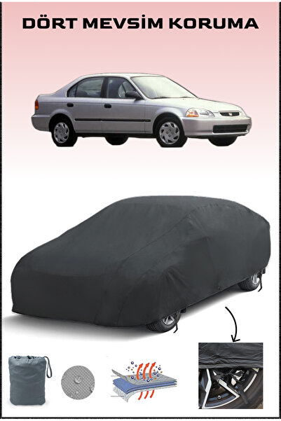 Breen Siyah, HONDA CIVIC SEDAN 1995 - 2000, Araba Brandası, Oto Örtüsü, Araba Çadırı