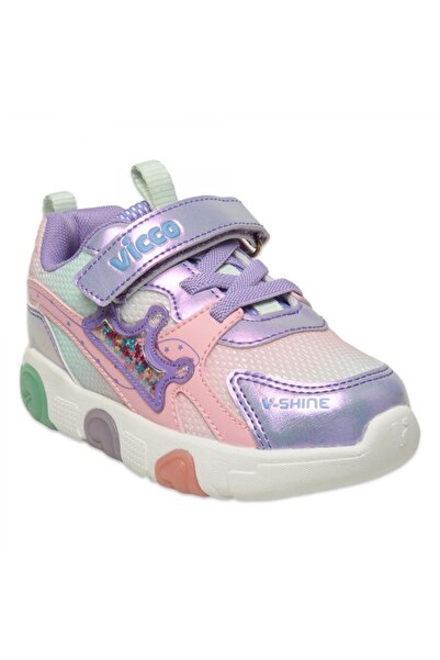 Vicco 346.B25Y.180 Queen Bebe Işıklı Phylon Lila Kız Çocuk Spor Ayakkabı